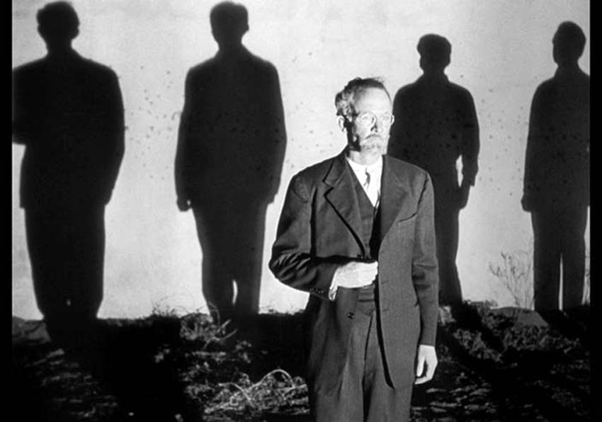 One man from the front and four others from the back